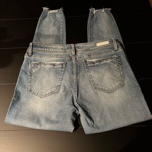 Buckle Black Ankle Skinny Jeans sz 29